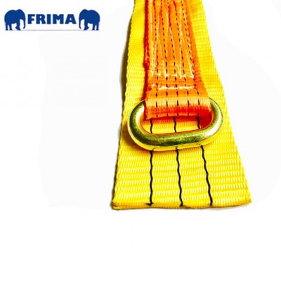 Customized Double layer  Webbing Strap Polyester With Metal Oval Ring